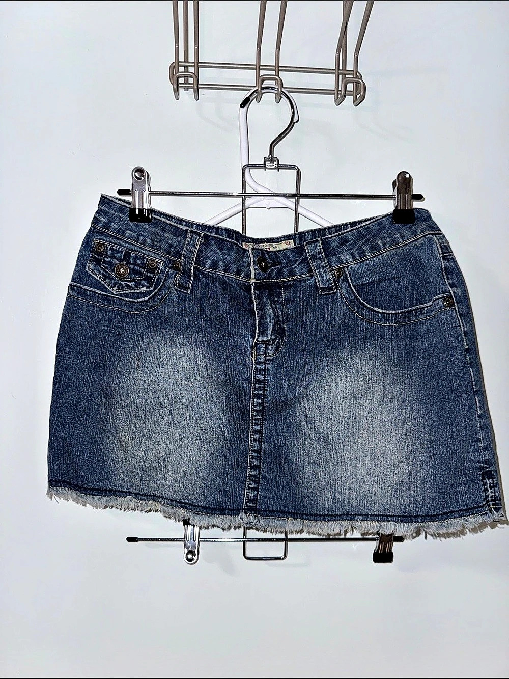 YMI Denim Mini Skirt in Blue